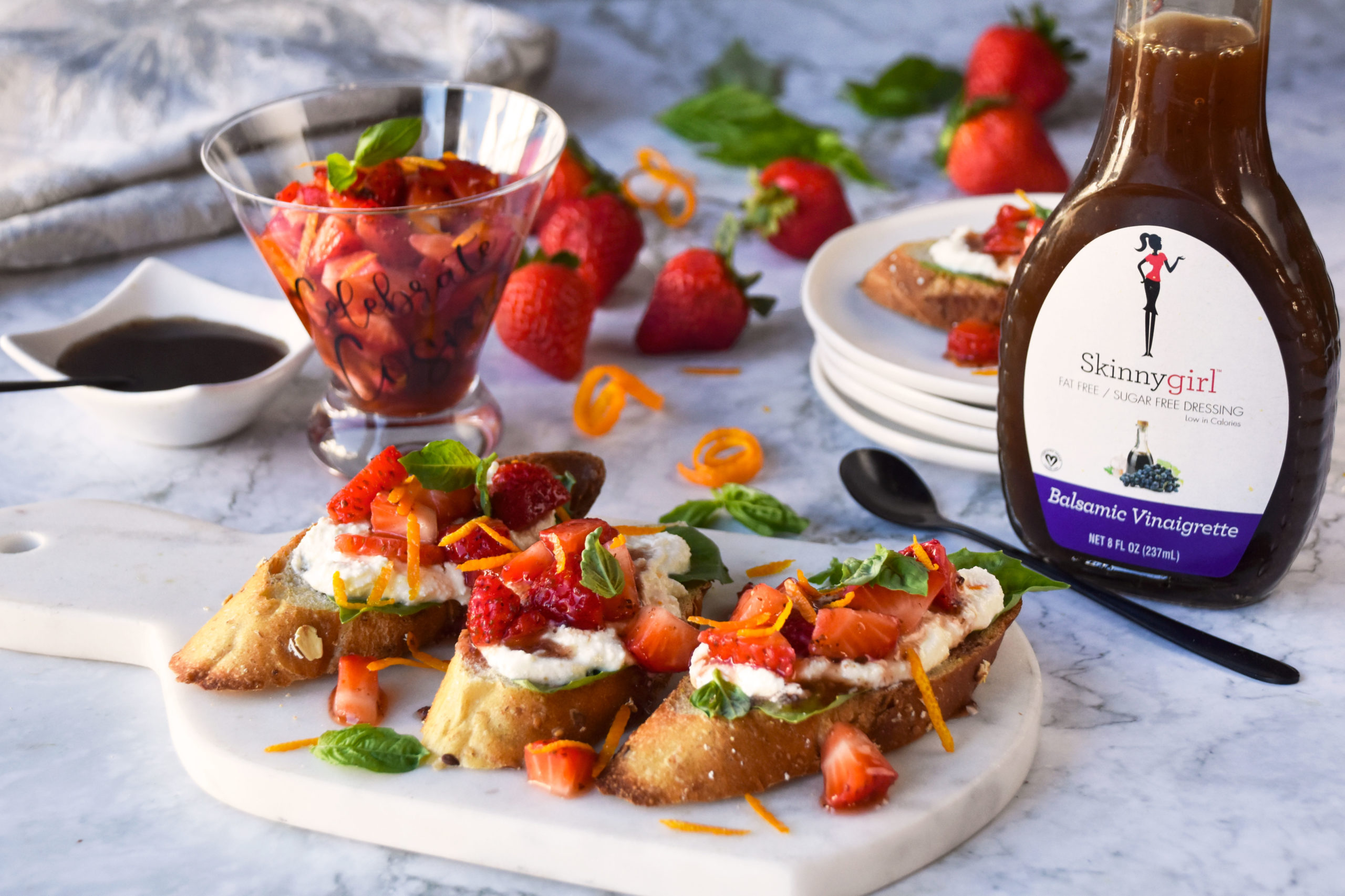 Strawberry Ricotta Bruschetta - Skinnygirl Canada